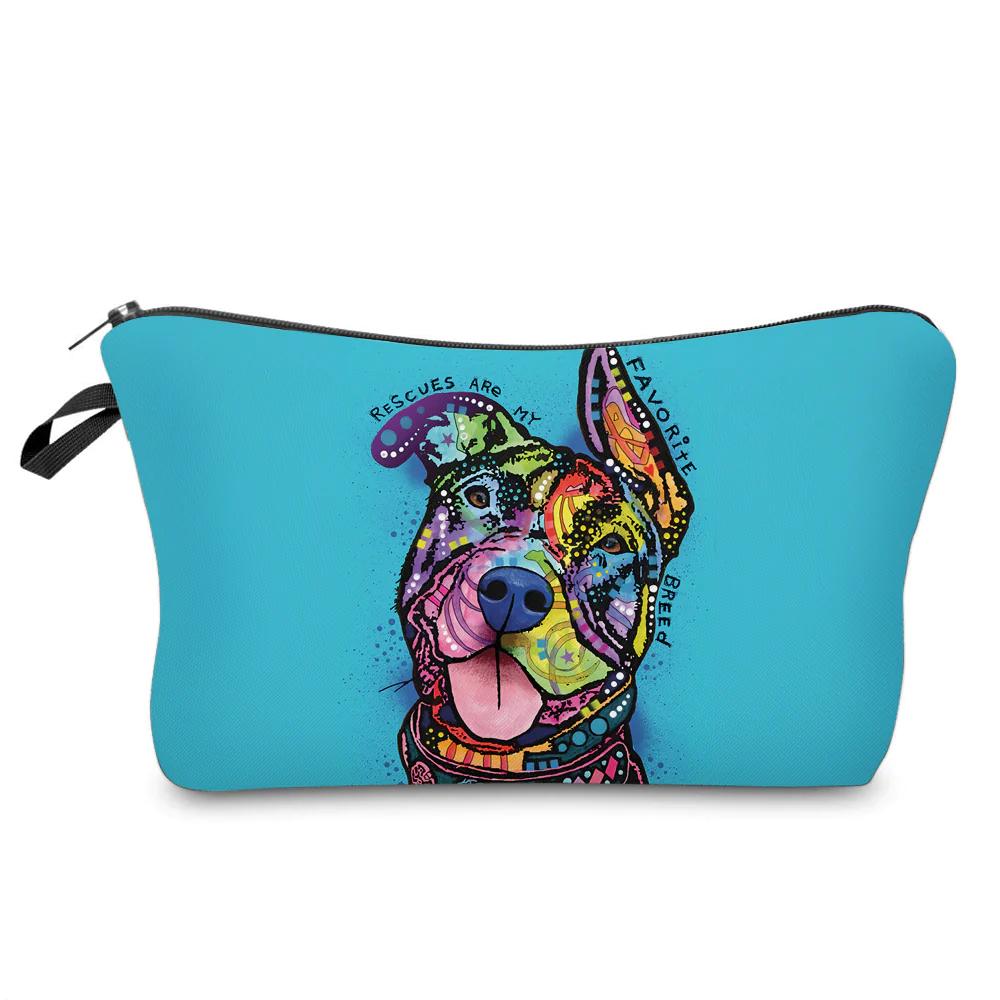 Rescues Are My Favorite Breed pouch by Arimel by Emily