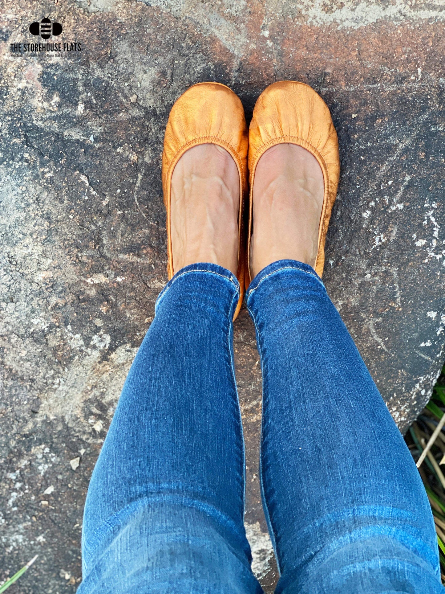 Amber Rush Leather Ballet Flats