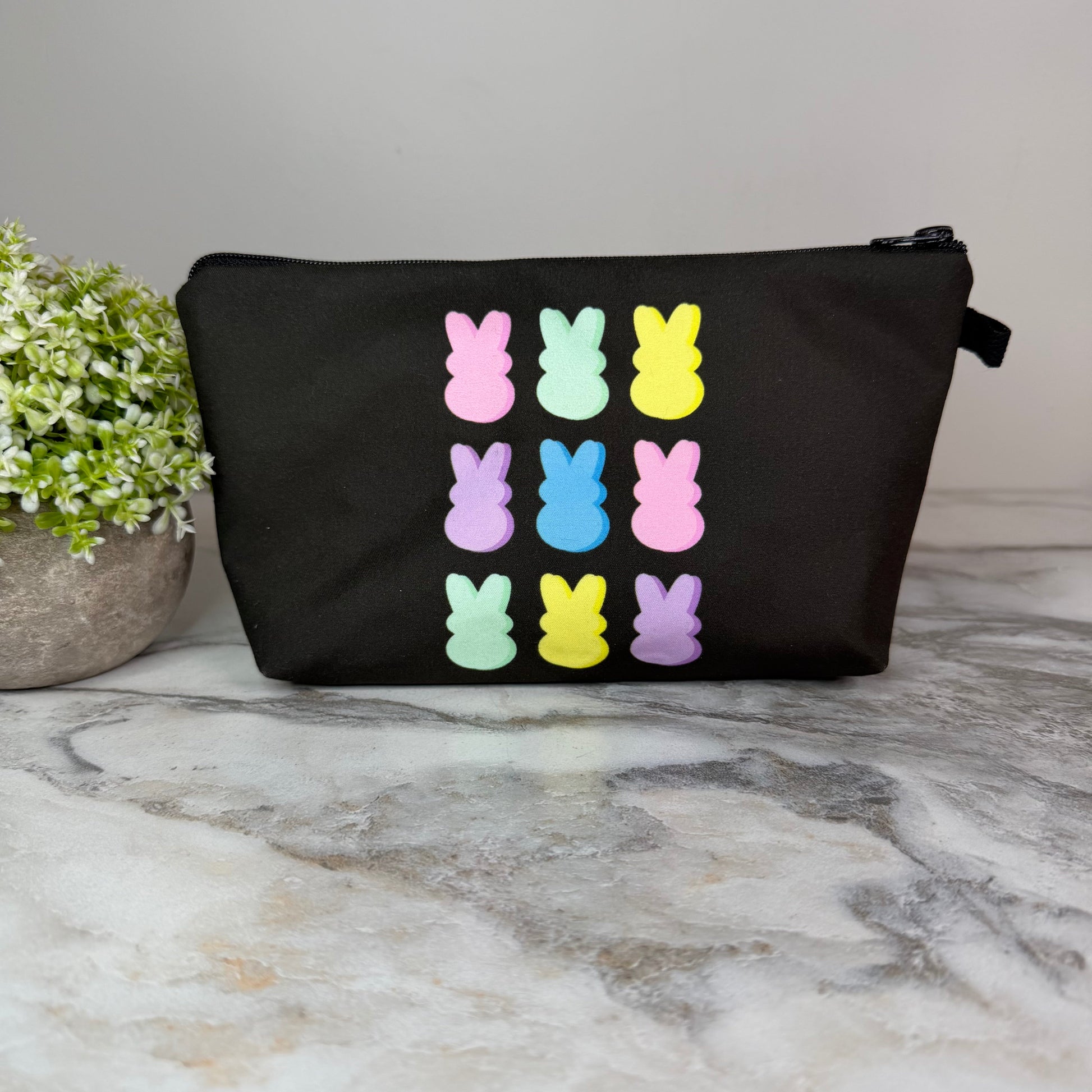 Pastel Bunny Easter pouch by Arimel by Emily
