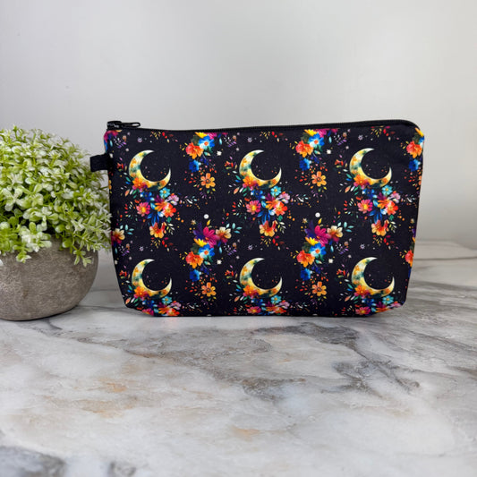 Moon on Black pouch by Arimel by Emily