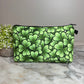 St. Patrick’s Day - Green Clover zipper pouch by Arimel by Emily