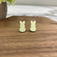 Bunny - Yellow Easter earring by Arimel by Emily
