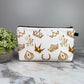 Gold Crown zipper pouch by Arimel by Emily