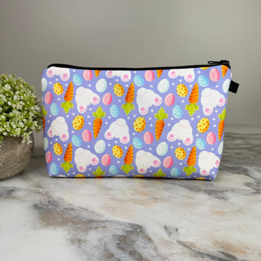Easter Egg Carrot Bunny Easter pouch by Arimel by Emily