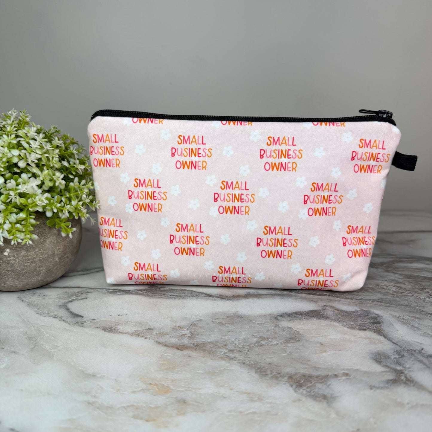 Small Business Owner zipper pouch by Arimel by Emily