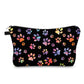 Pouch - Black Rainbow Paw
