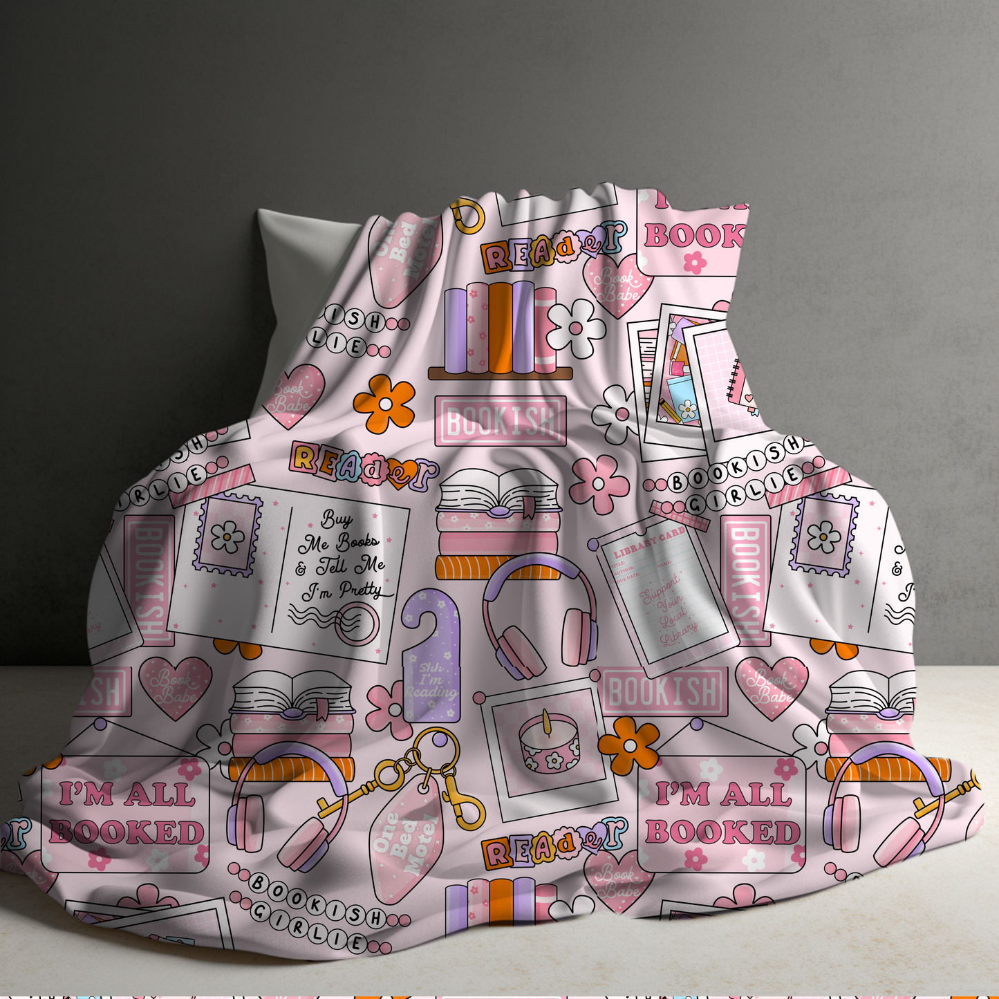 Blanket - Valentine’s Day - Bookish Heart