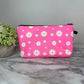 Pink Daisy pouch by Arimel by Emily
