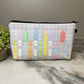 Pouch - Writing Utensils Markers on Grey