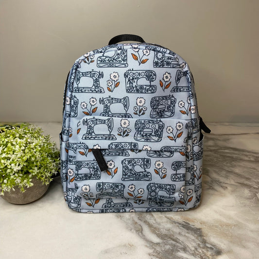 Sewing Machine mini backpack by Arimel by Emily