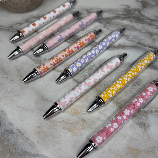 Clear Design Daisy Floral pen by Arimel by Emily