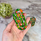 Green Floral Bee paperclip by Arimel by Emily