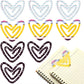 Jumbo Paperclip - Heart Pencil - PREORDER