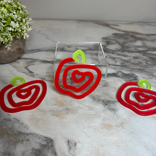 Jumbo Paperclip - Apple Shaped Apple - PREORDER