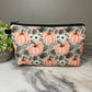 Pouch - Pumpkin Floral Leaves