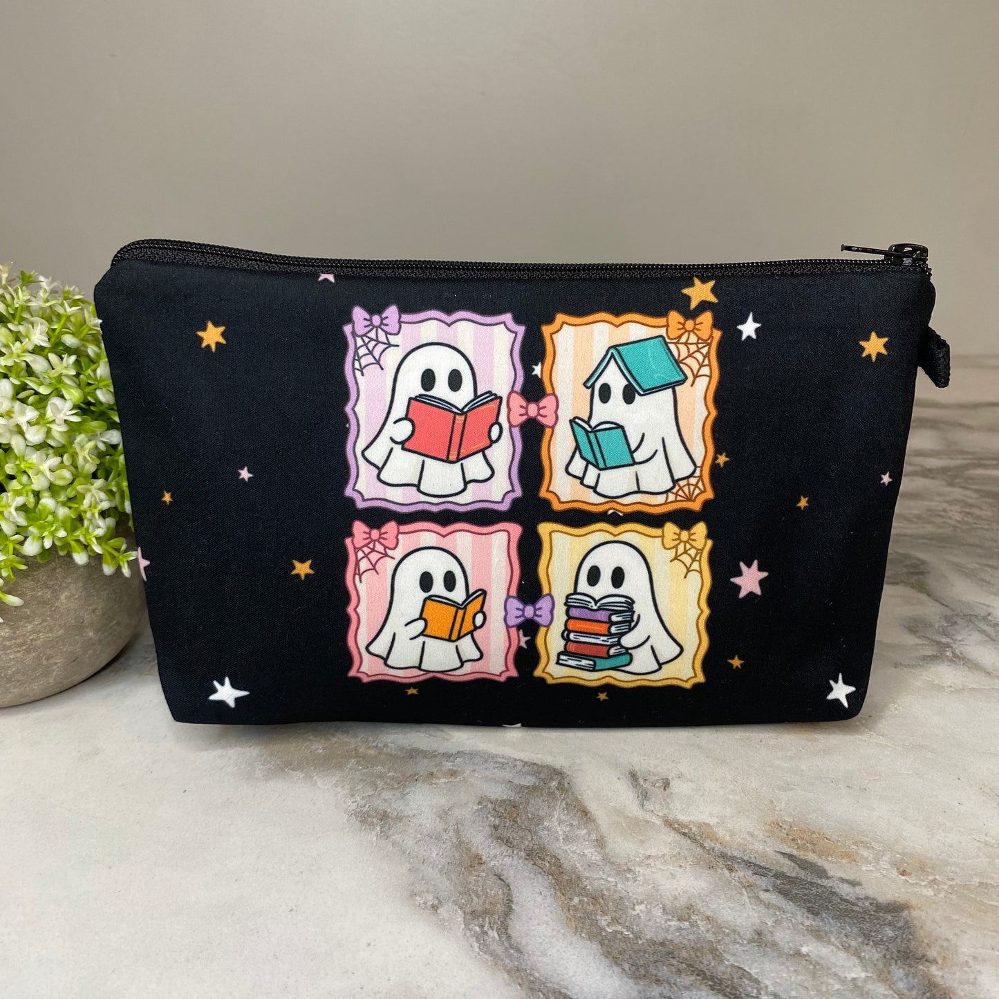 Pouch - Halloween - Ghost Book Stamps