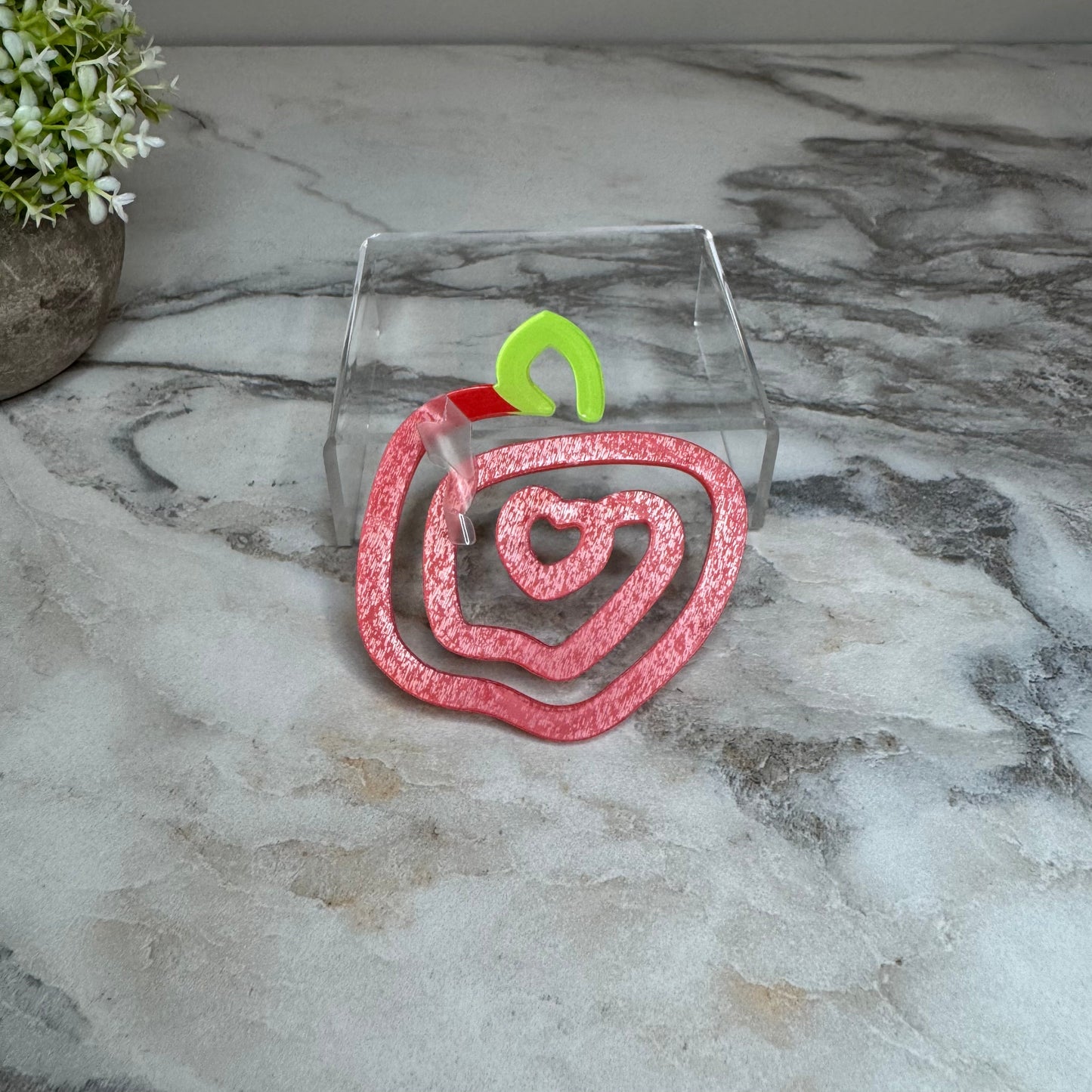 Jumbo Paperclip - Apple Shaped Apple - PREORDER