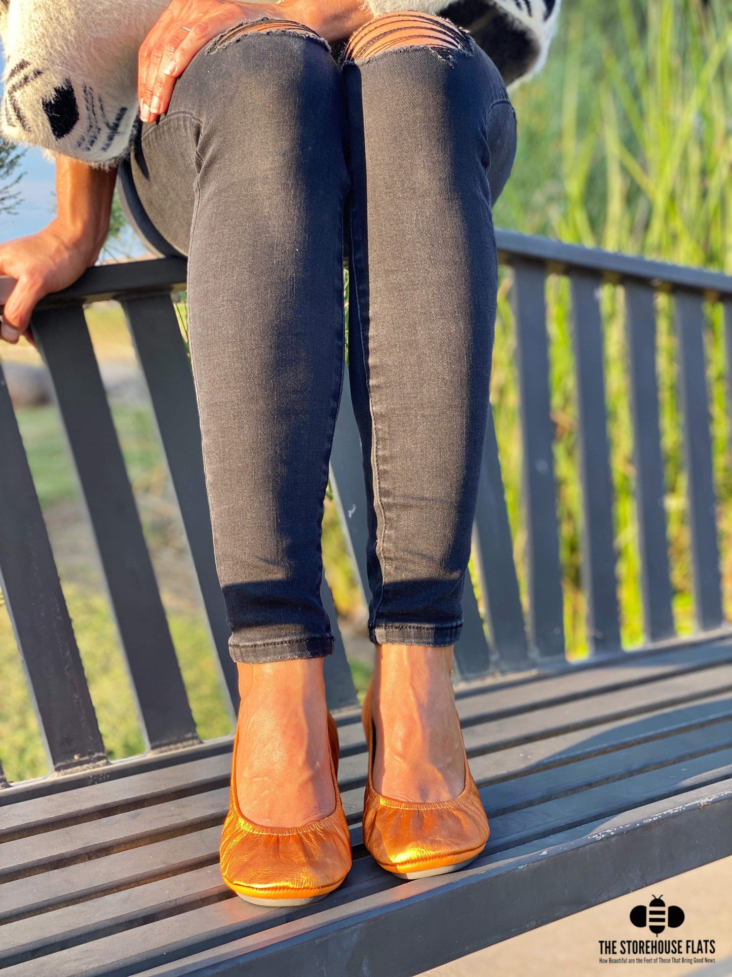 Amber Rush Leather Ballet Flats