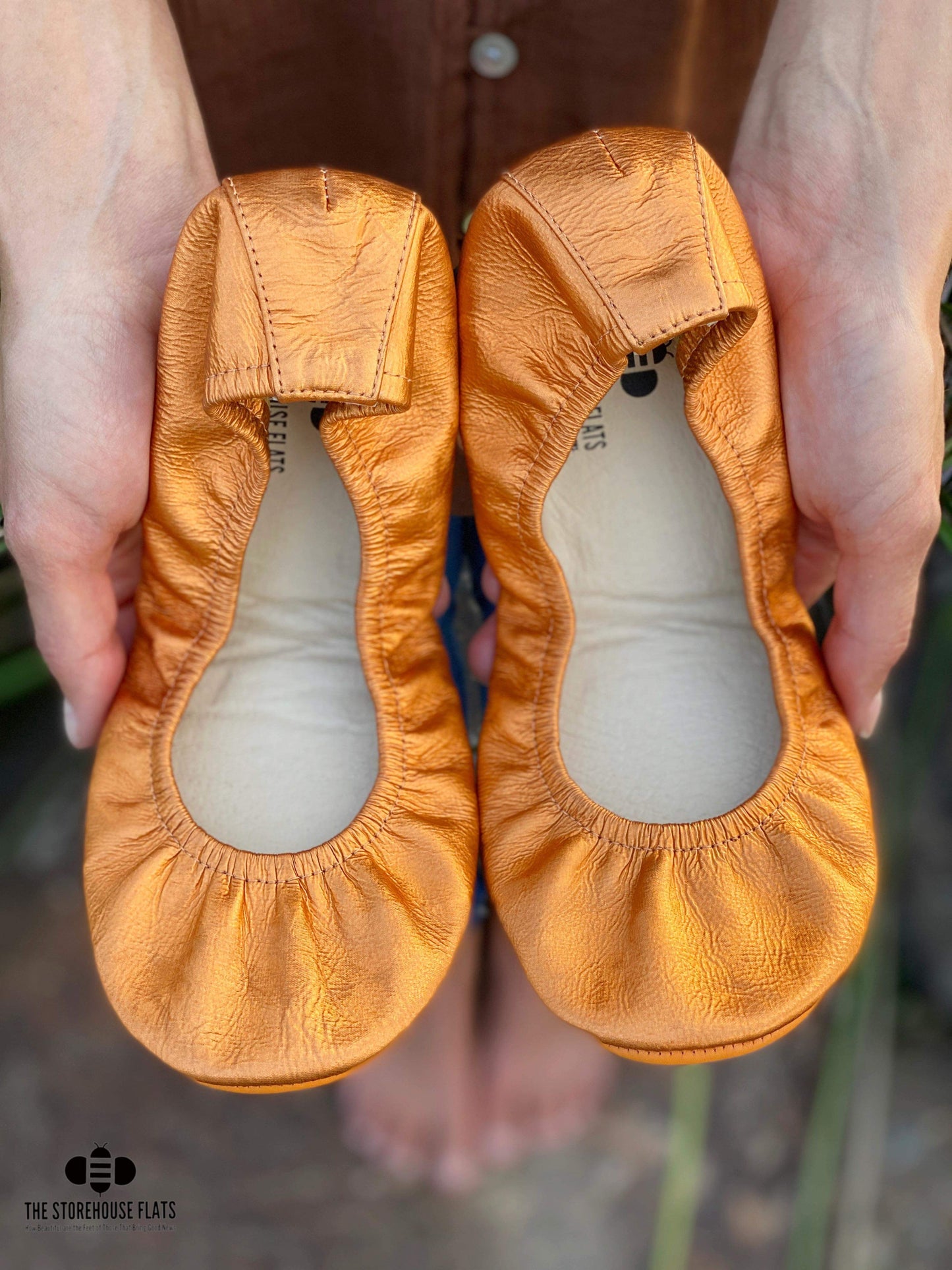 Amber Rush Leather Ballet Flats