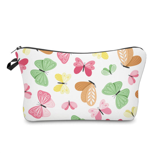 Pouch - Orange Green Yellow Butterfly