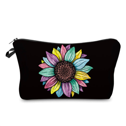 Pouch - Pastel Rainbow Sunflower